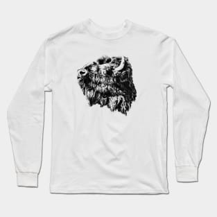 Bison head Long Sleeve T-Shirt